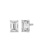 Emerald Lab Diamond Studs