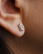 Emerald Lab Diamond Studs