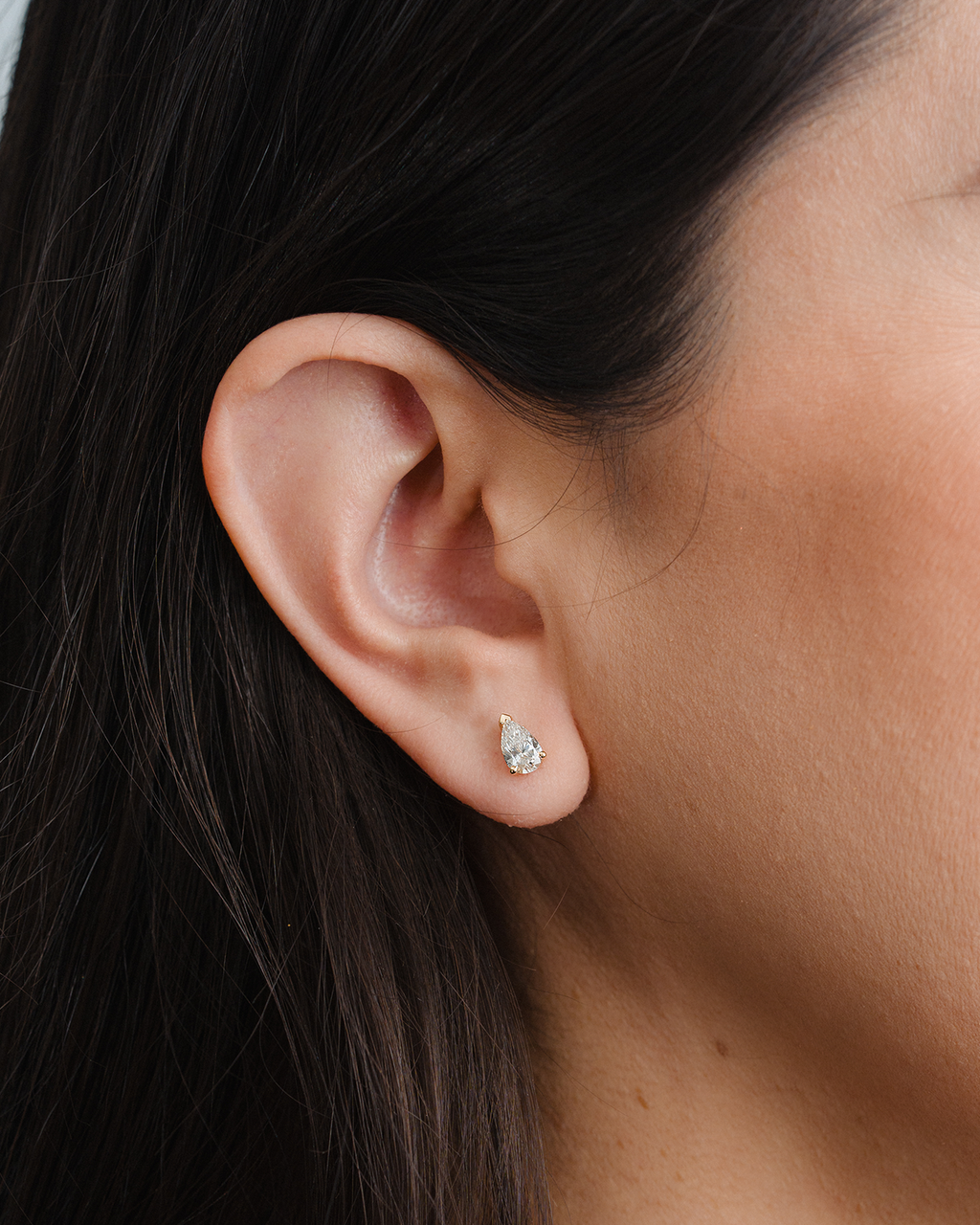 Pear Lab Diamond Studs