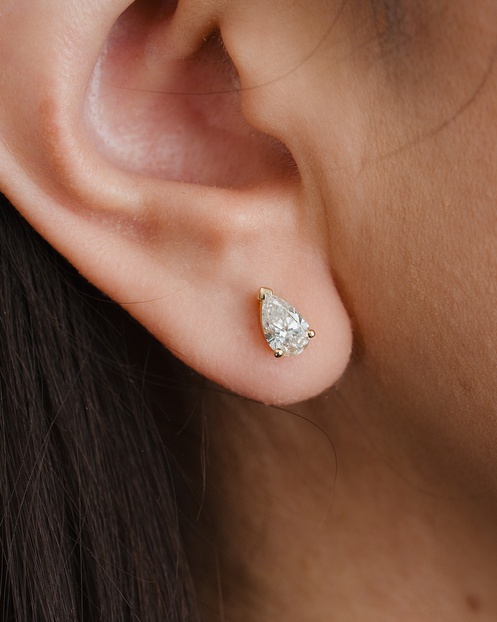 Pear Lab Diamond Studs