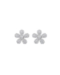 Aretes Fleur Pavé