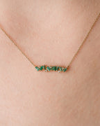 Baguette Emerald Bar