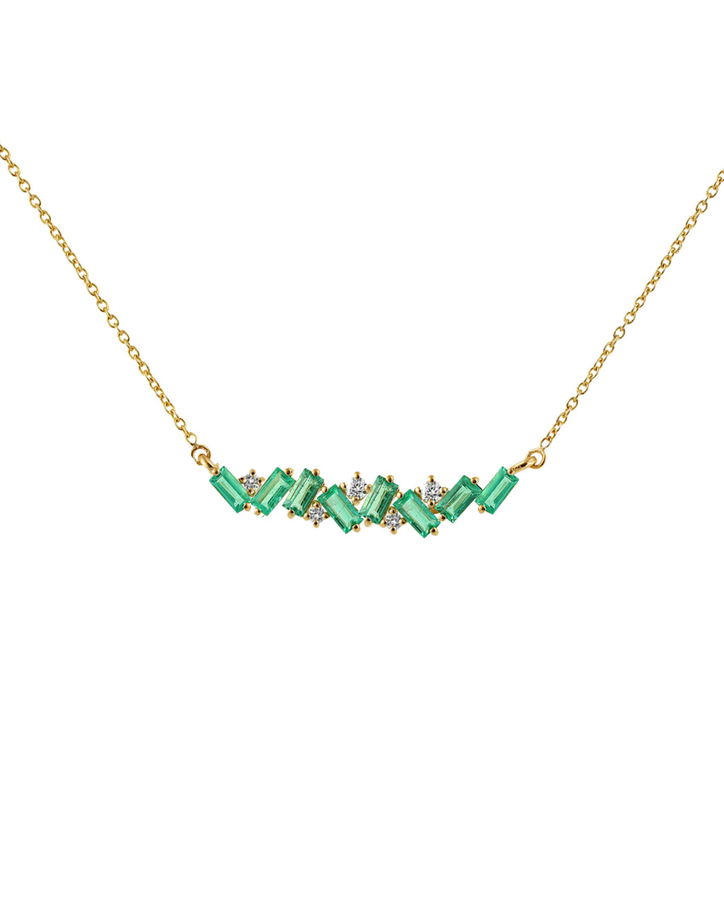 Baguette Emerald Bar