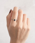 Anillo Gota Zafiro