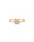 Anillo Pavé Square