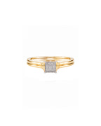 Anillo Pavé Square