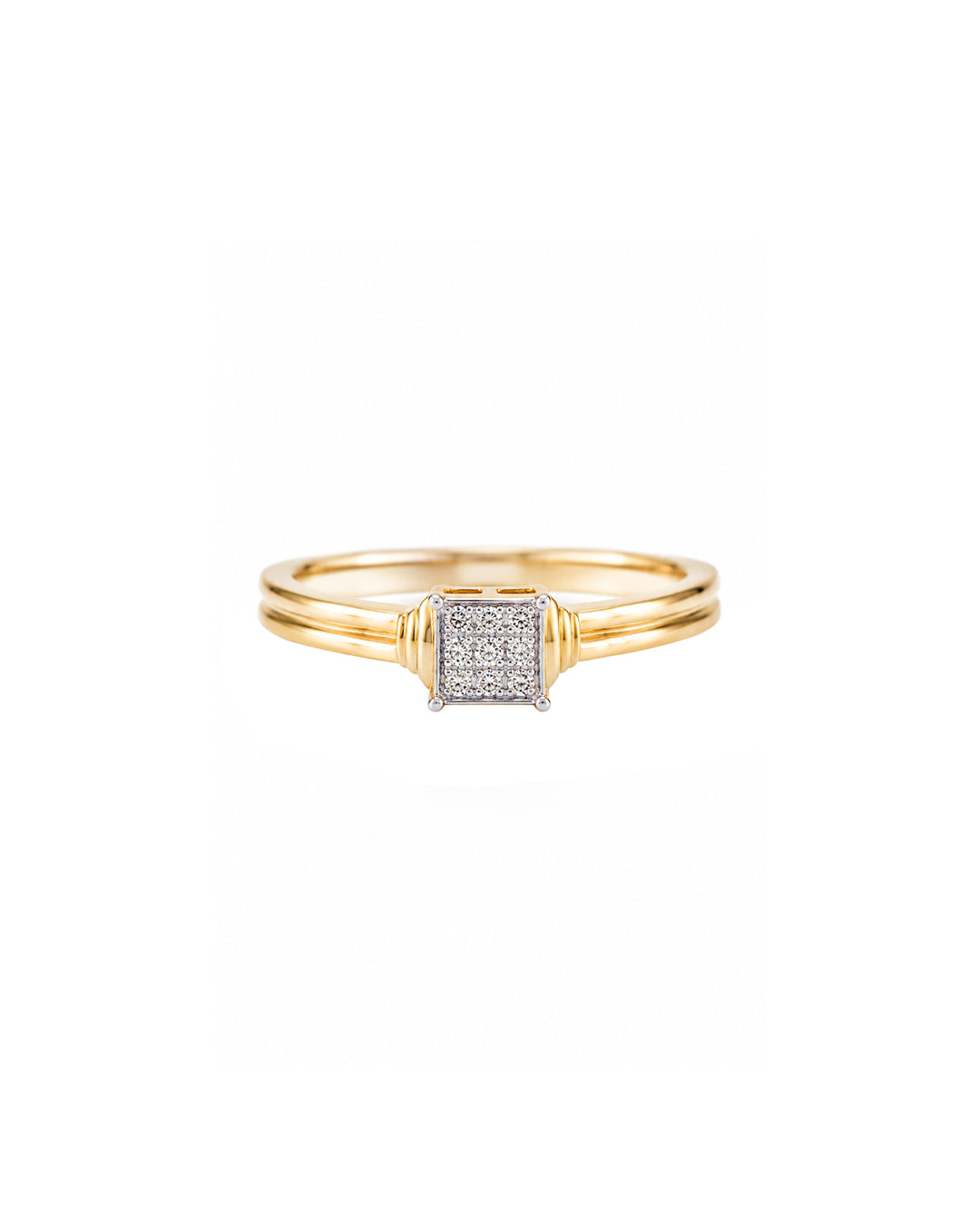 Anillo Pavé Square