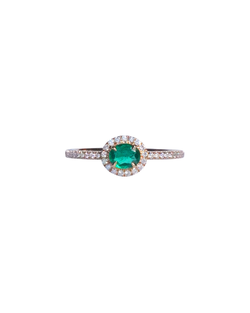 Anillo Esmeralda Halo