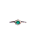 Anillo Esmeralda Halo