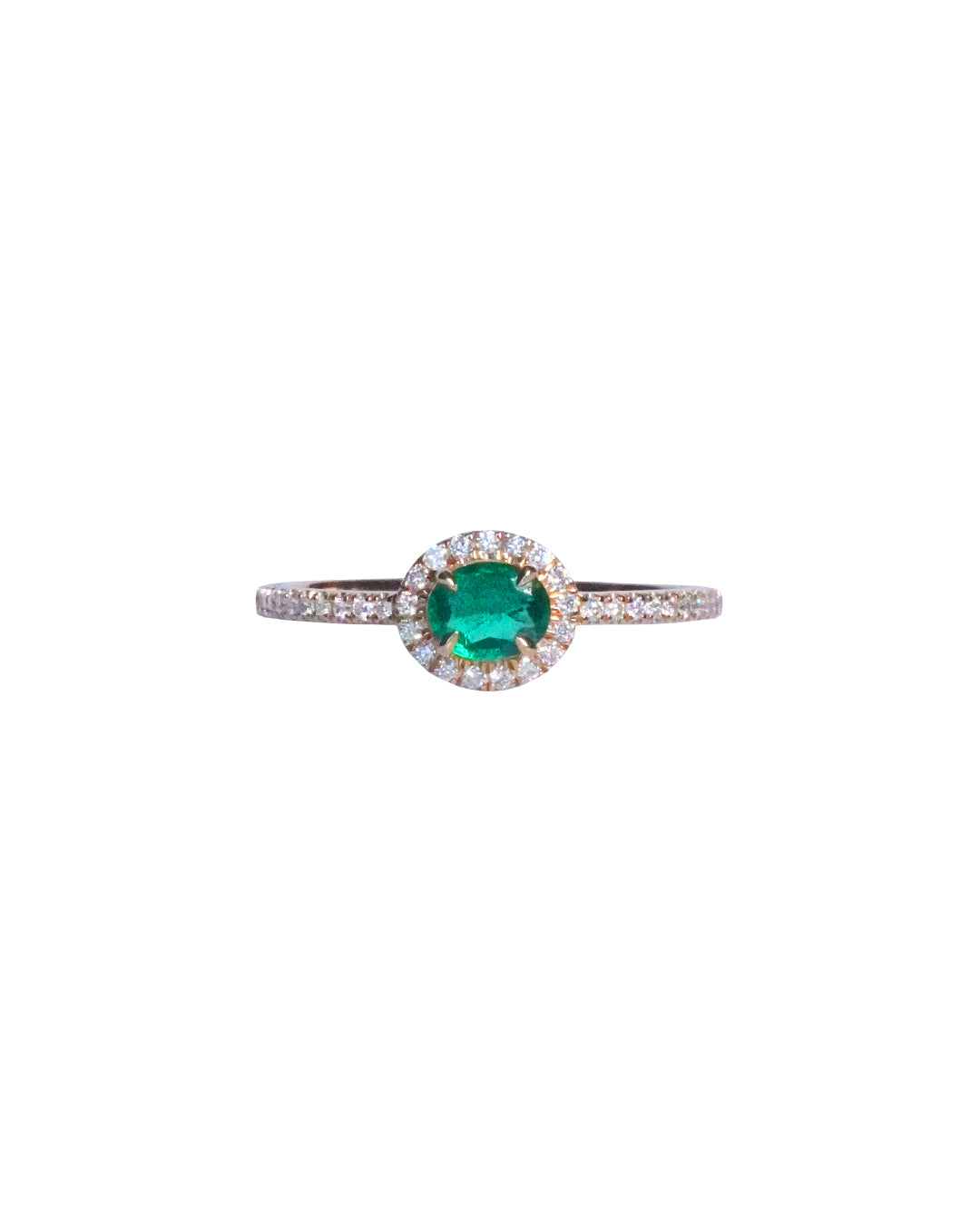 Anillo Esmeralda Halo