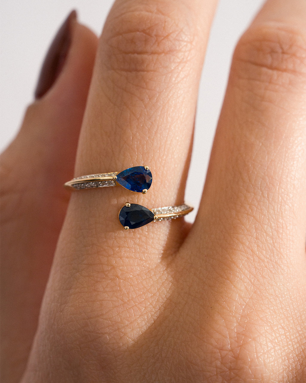 Anillo Duet Sapphire