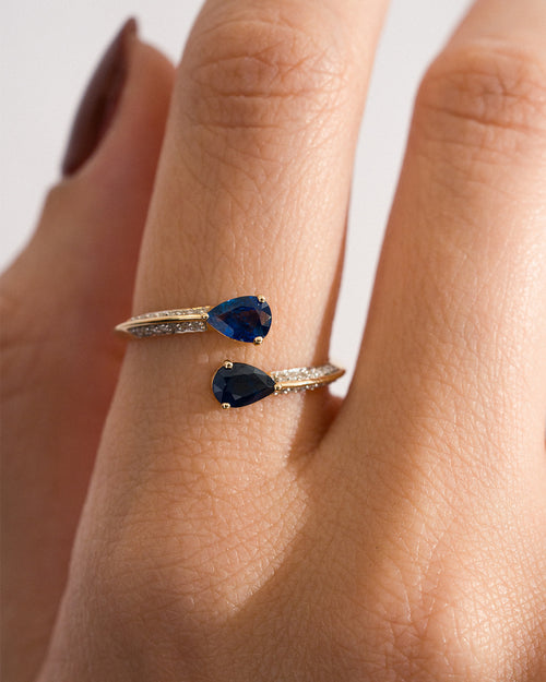 Anillo Duet Sapphire