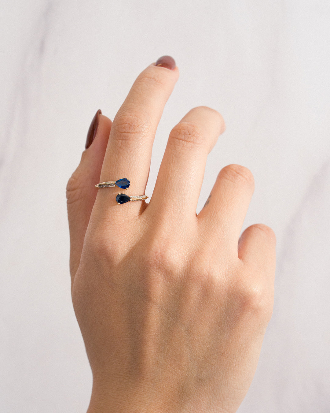 Anillo Duet Sapphire