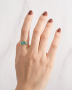 Anillo Emerald Bloom