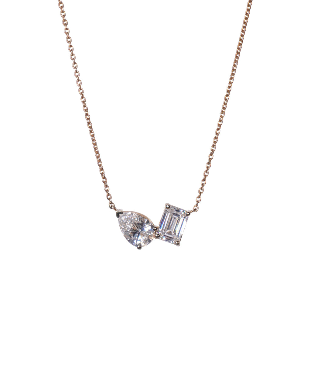 Toi et Moi Lab Diamond Necklace