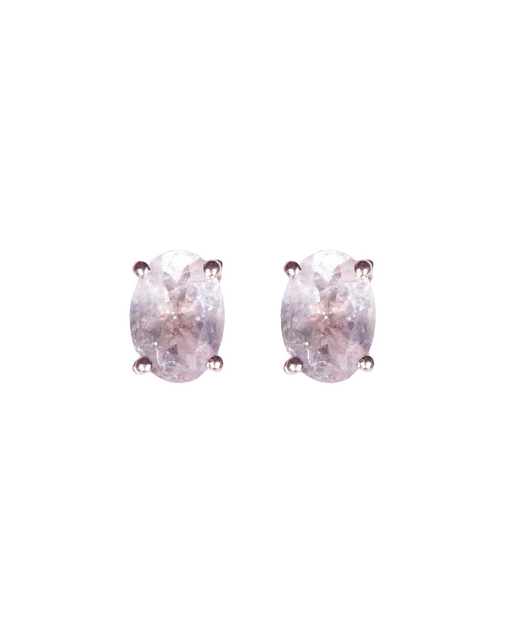 Oval Morganite Studs