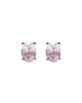 Oval Morganite Studs