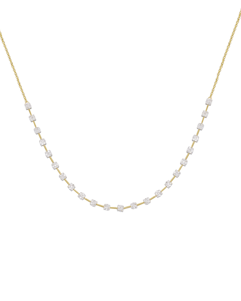 Diamond Station Necklace