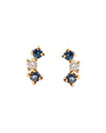 Sapphire & Diamond Piercing Studs