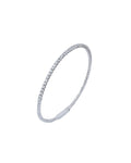 Half Diamond Tennis Bangle