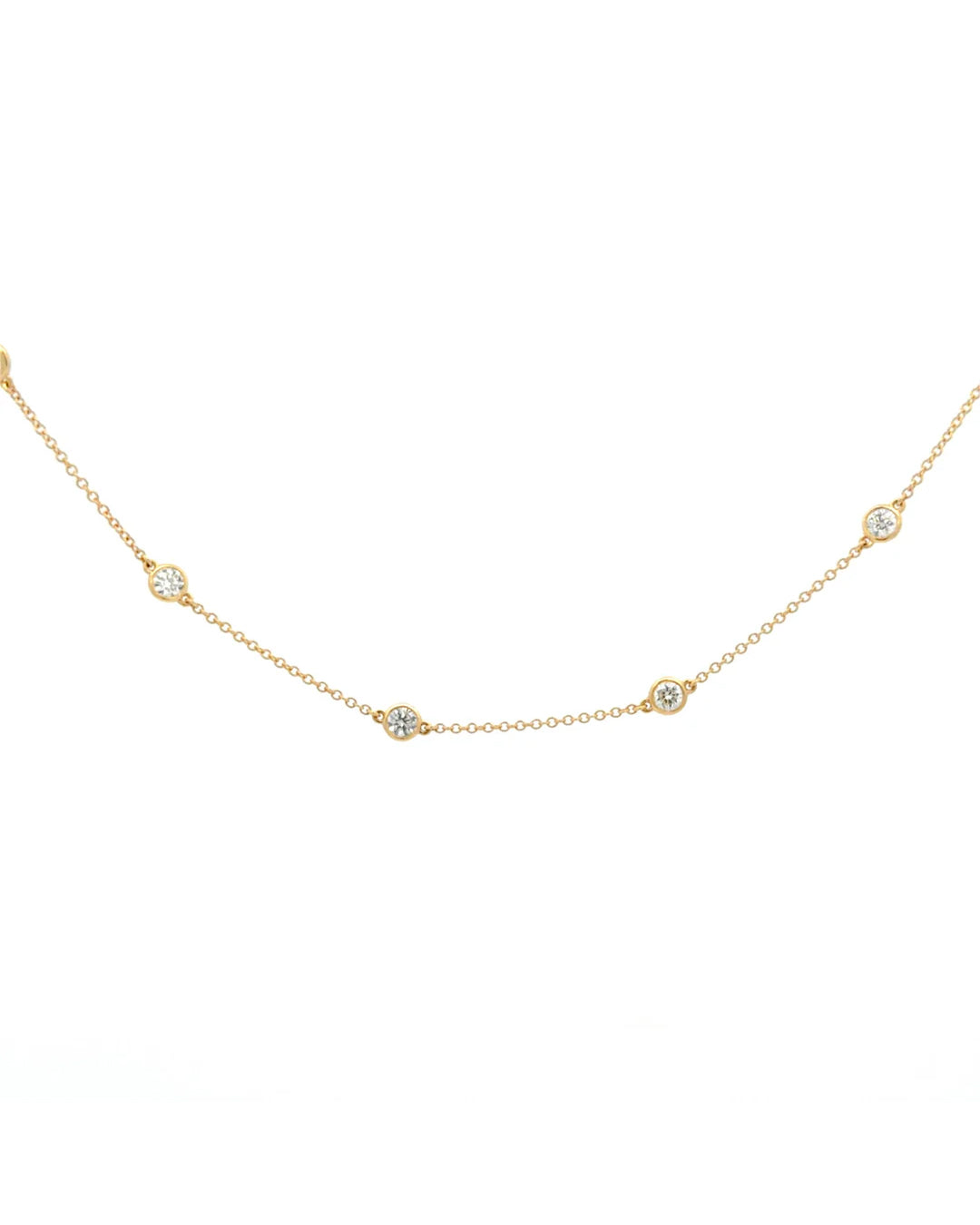 Diamond By The Yard Necklace
