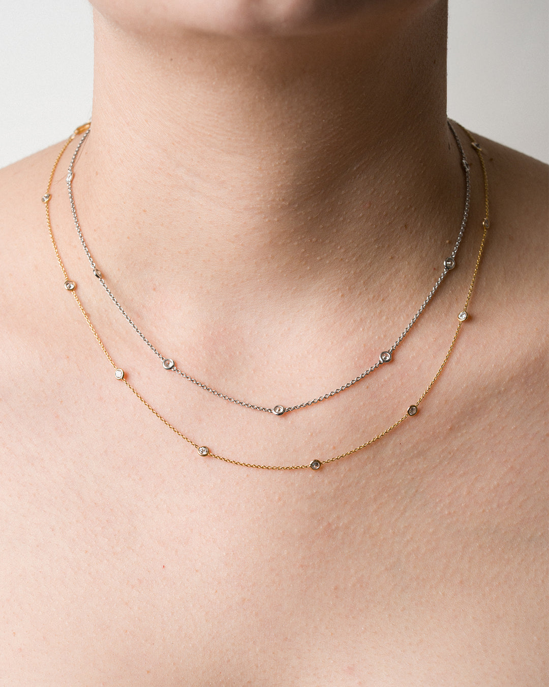 Diamond By The Yard Necklace