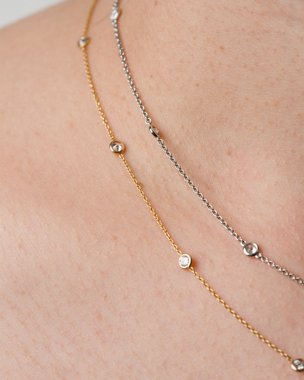 Diamond By The Yard Necklace