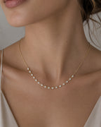 Diamond Station Necklace