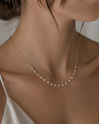 Diamond Station Necklace
