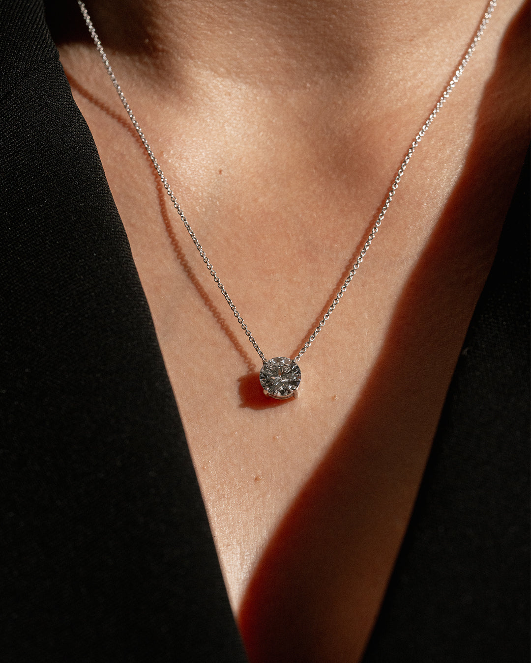 Solitario Diamante Natural