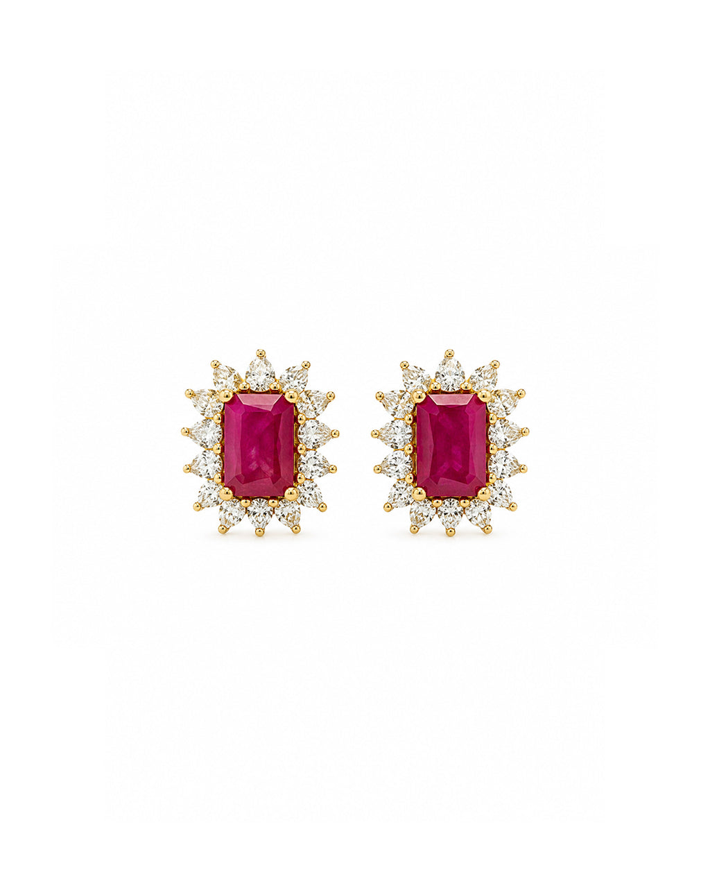 Aretes Rubí Royale