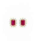 Aretes Rubí Royale