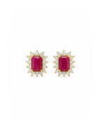 Aretes Rubí Royale