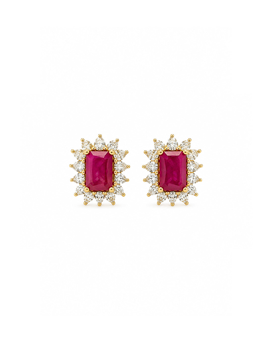 Aretes Rubí Royale