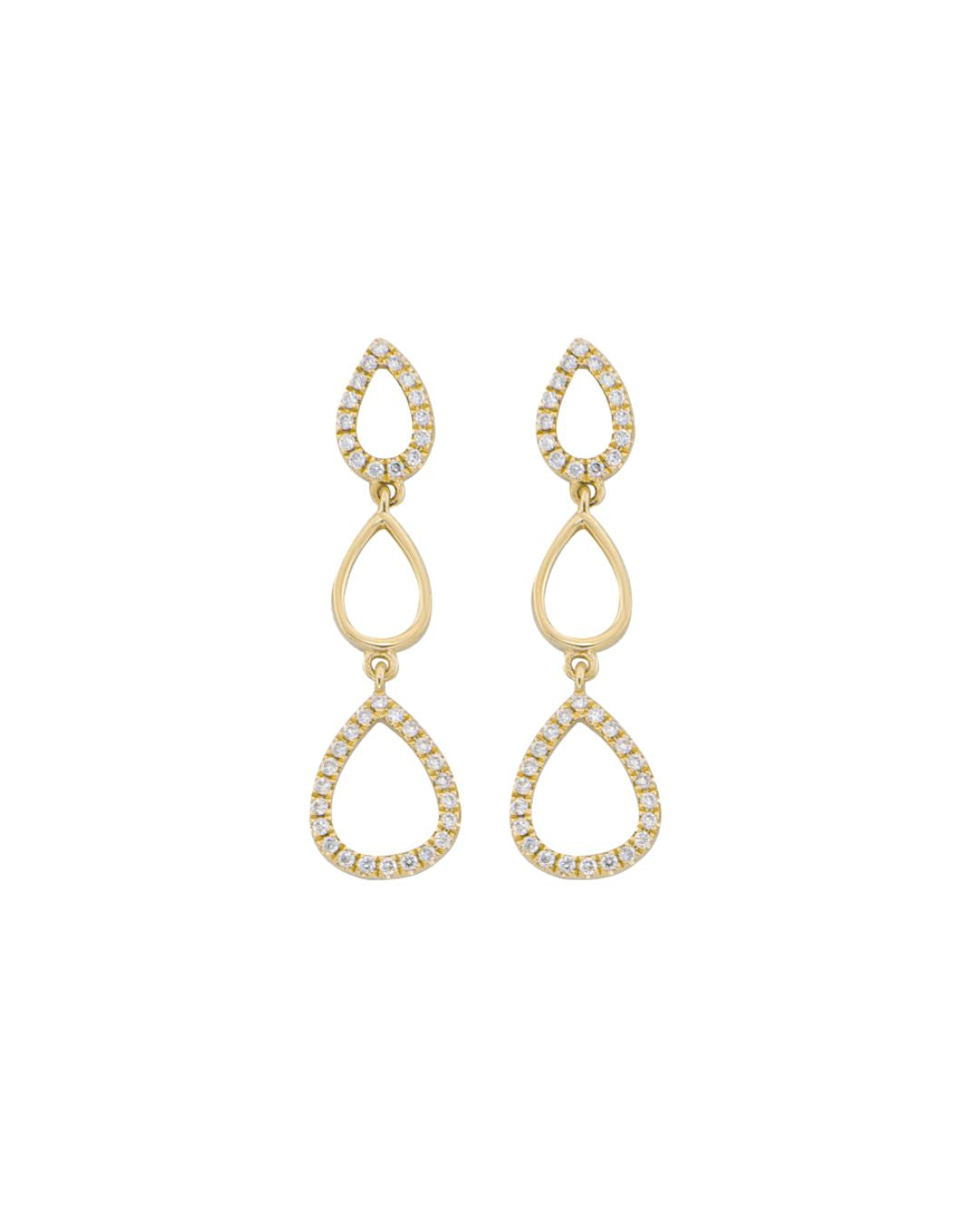 Diamond Drop Earrings