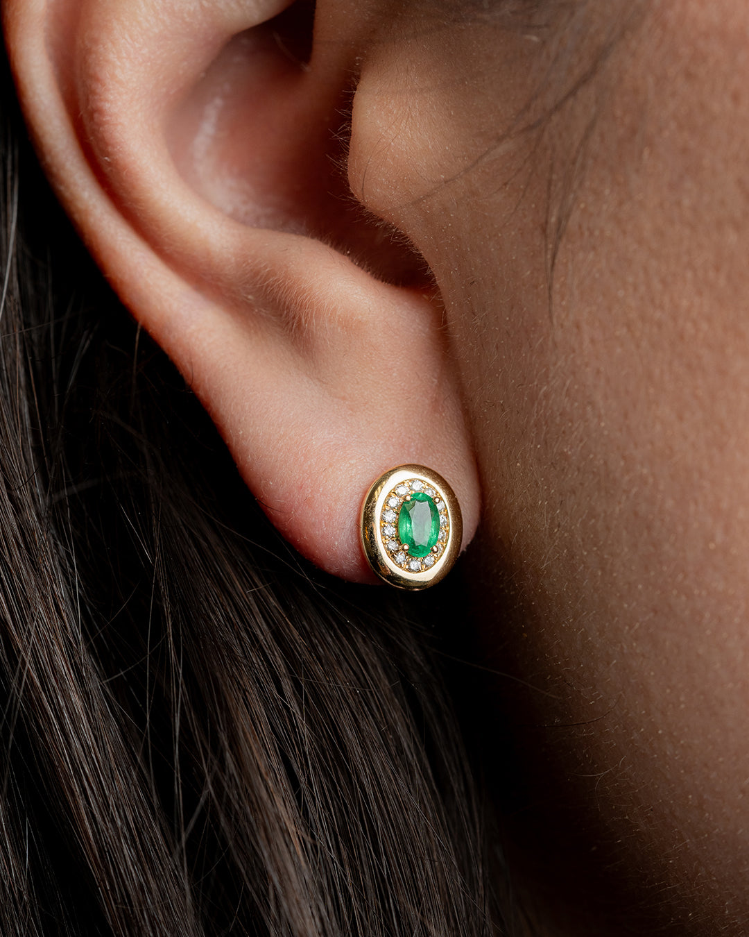 Aretes Emilia Esmeralda