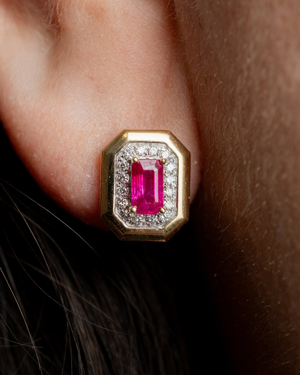 Aretes Emlia Rubí