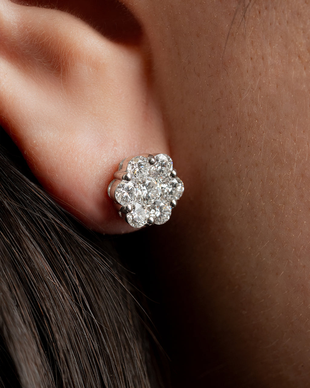 Aretes Fleur Illusion