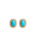 Aretes Lina Turquesa Halo