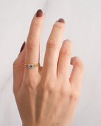 Anillo Cadena de Zafiro