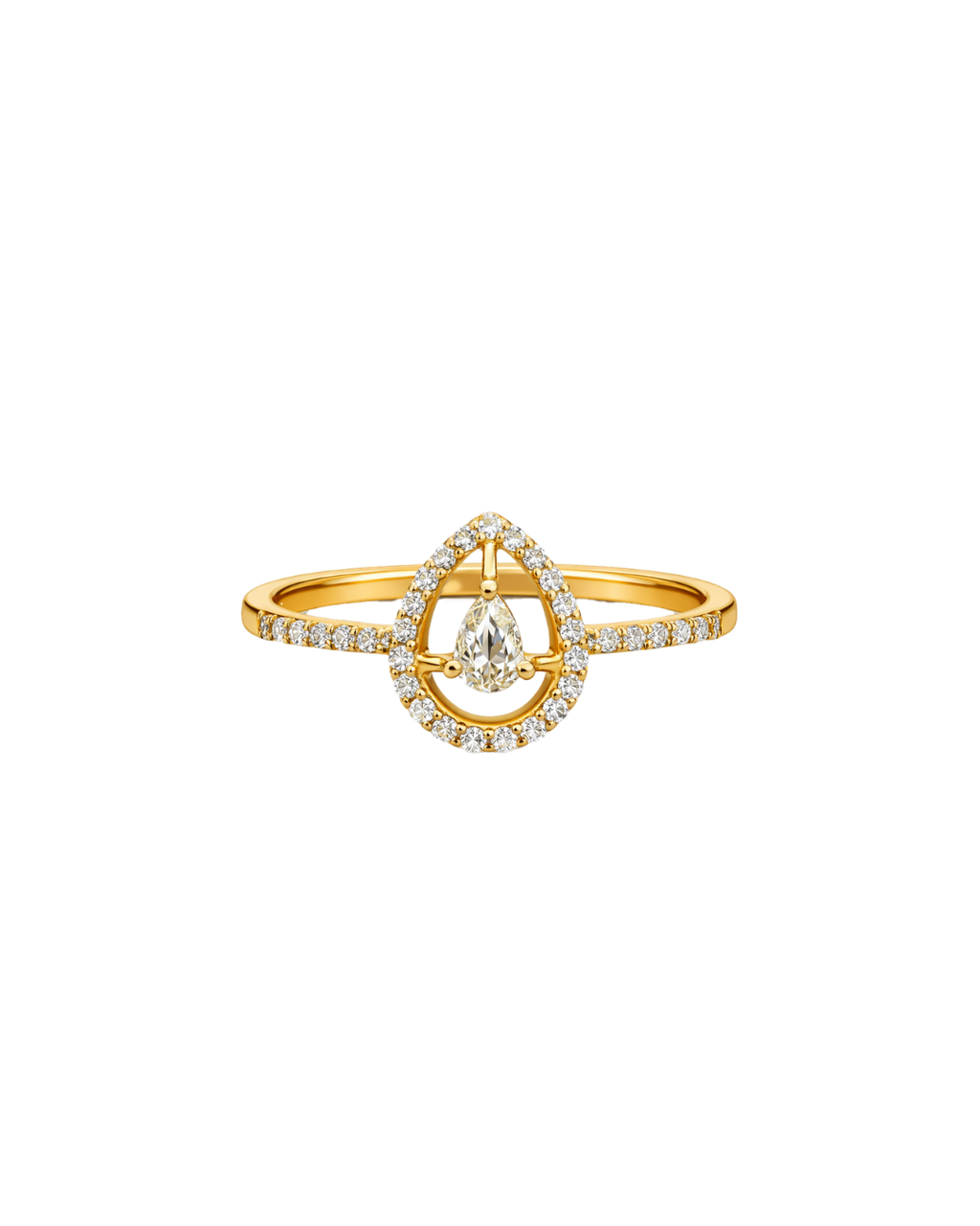 Rose Cut Diamond Ring