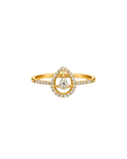 Rose Cut Diamond Ring