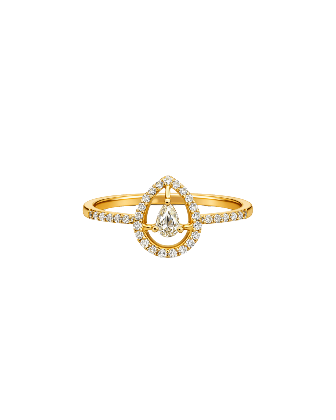 Rose Cut Diamond Ring