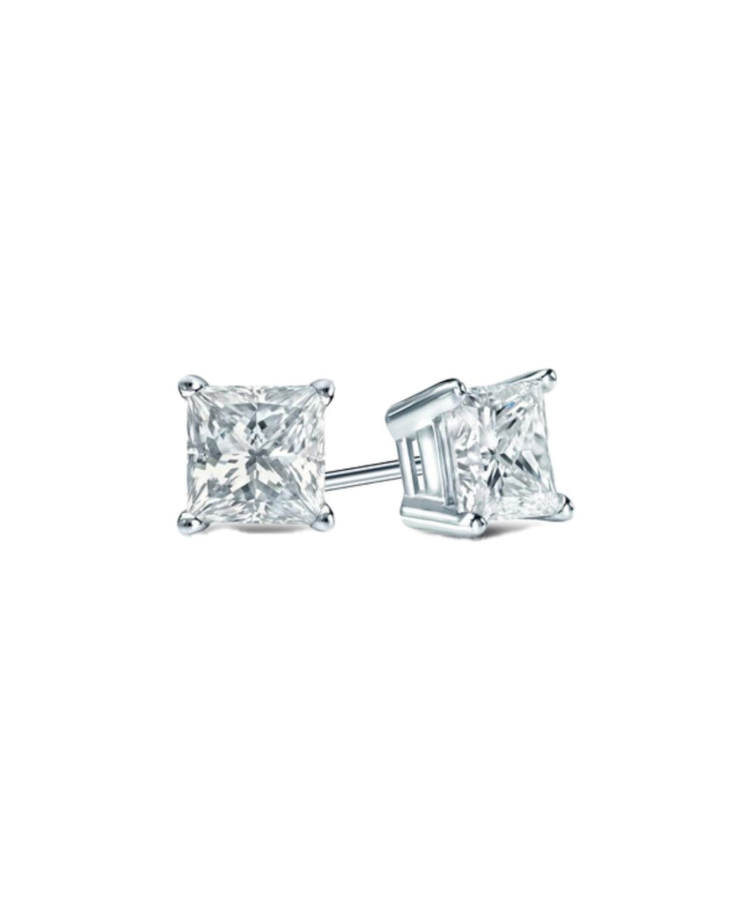 Aretes Lab Diamonds Corte Princesa 1.05ct