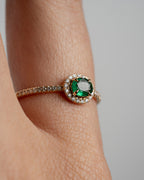 Anillo Esmeralda Halo