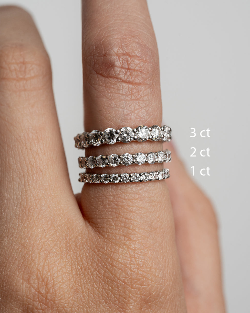 Anillo eternity Lab Diamond band