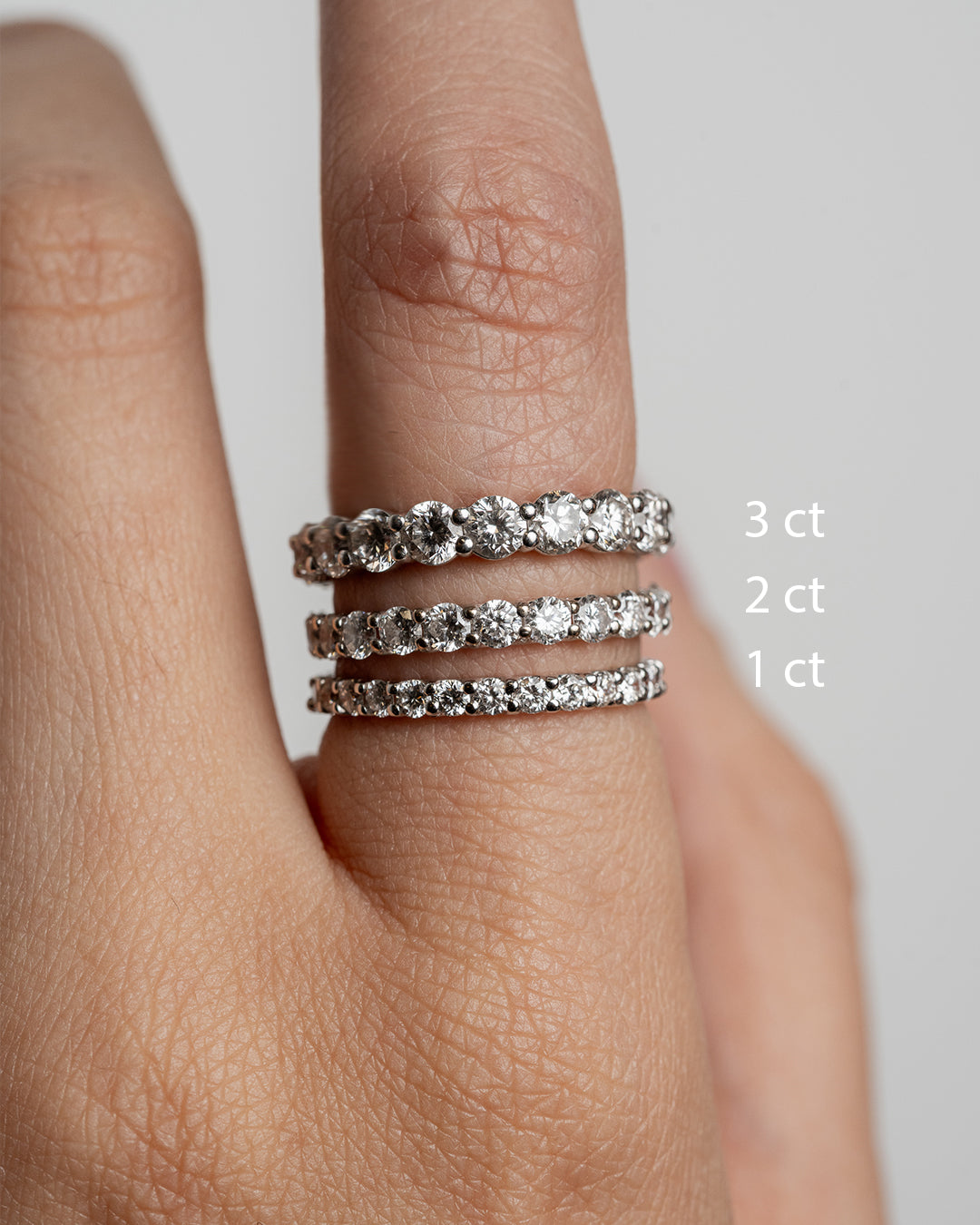 Anillo eternity Lab Diamond band