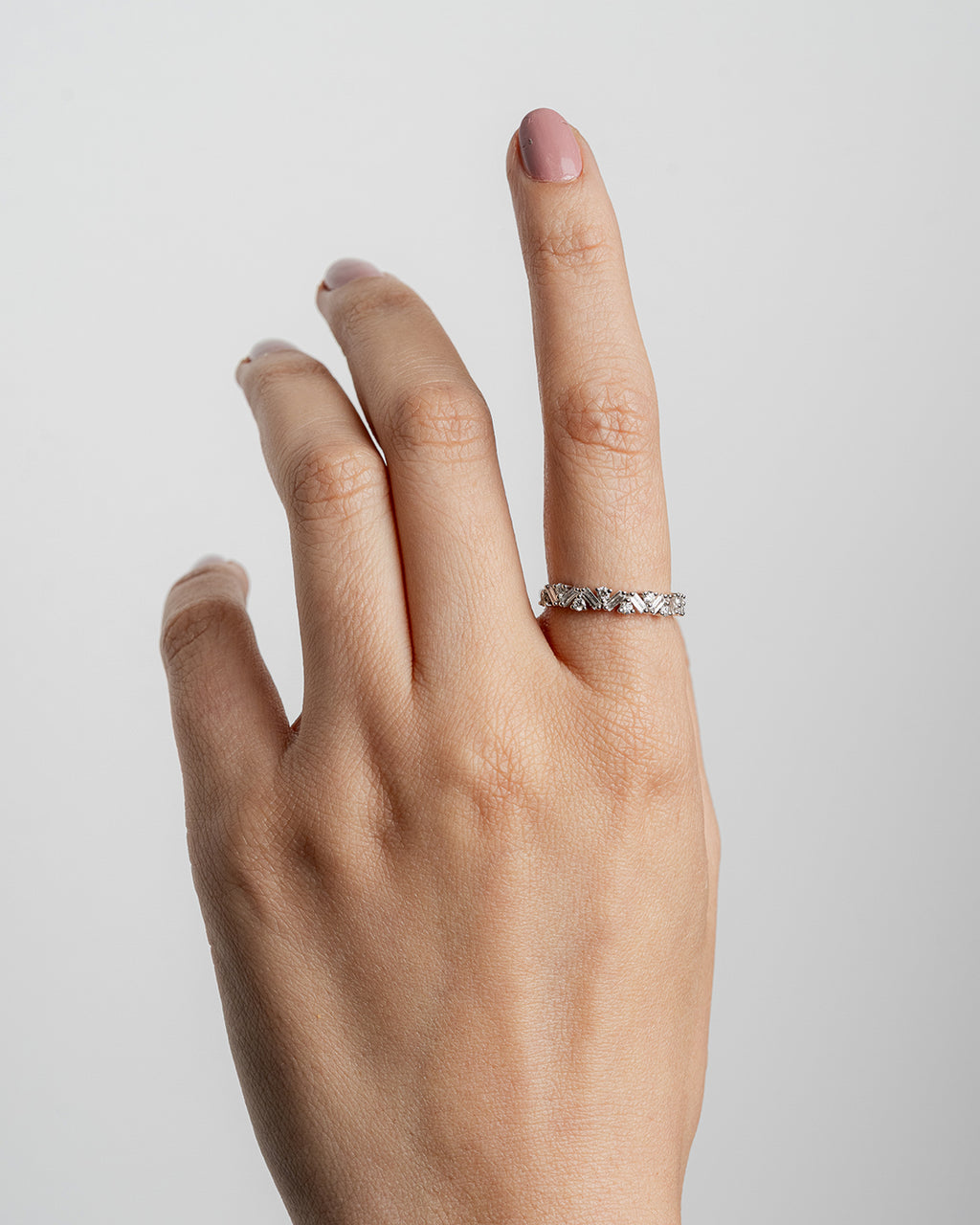 Anillo Aurora Baguette