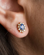 Aretes Cristina Zafiro