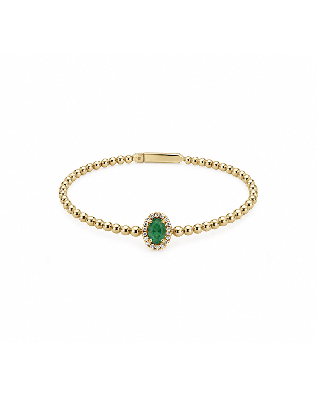 Pulsera Olivia Esmeralda Halo